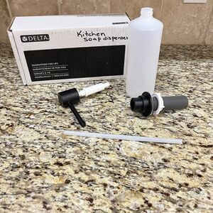 DELTA RP100734BL Trinsic Metal Soap Dispenser Matte Black